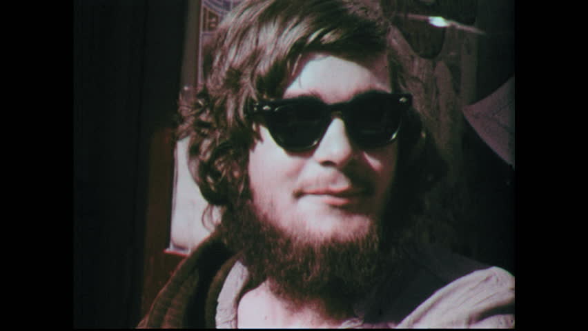 1960s Man With Long Hair Stock Footage Video 100 Royalty Free 1011841583 Shutterstock