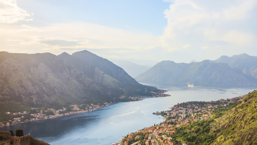 Sunset over the Mediterranean Sea in Montenegro image - Free stock ...