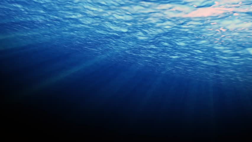 4k Underwater Background Ocean Animation Stock Footage