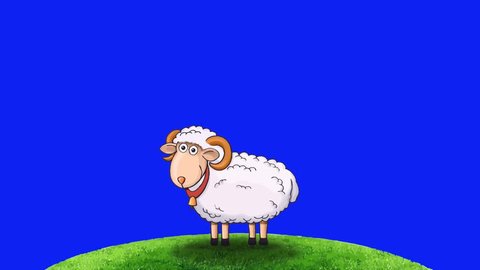 Cartoon Sheep Animation Eid Al Adha Stock Footage Video (100% Royalty-free)  1013958503 | Shutterstock