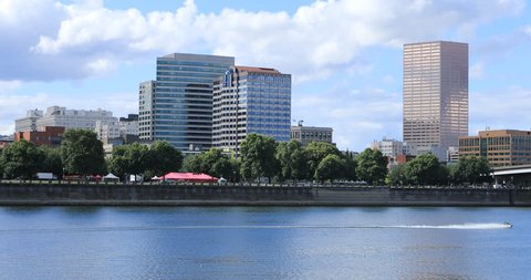 Portland Oregon 09 Skyline And Stock Footage Video 100 Royalty