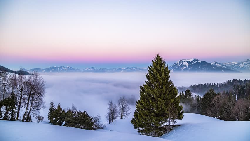 Mountains And Snowy Landscape In Austria Image - Free Stock Photo 