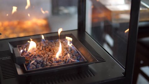Hot Oven Interior View With Stock Footage Video 100 Royalty Free