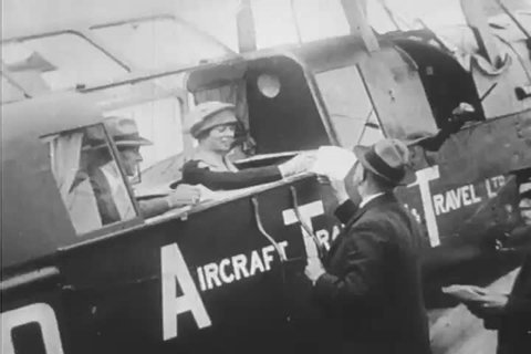 A Pilot Checks The Cabin Stock Footage Video 100 Royalty Free