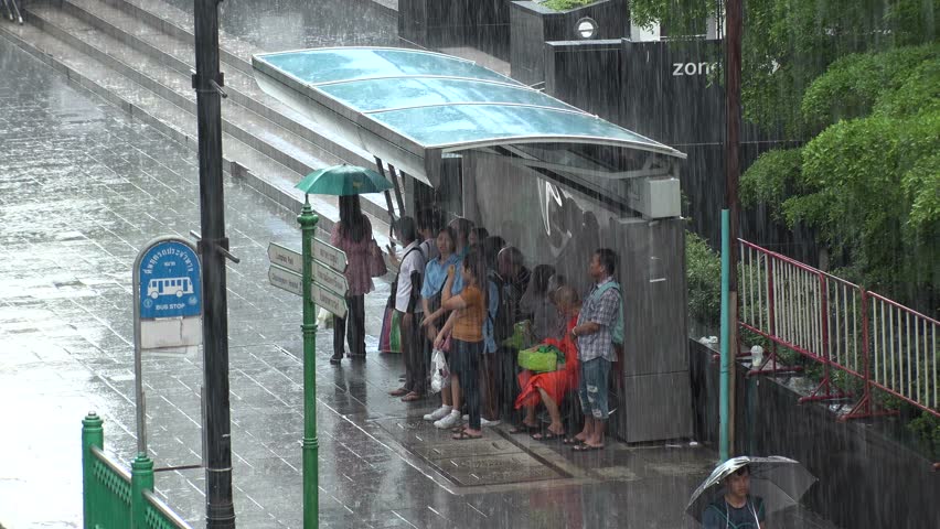 Бангкок дождь