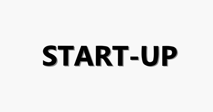 Text startup. Text startup