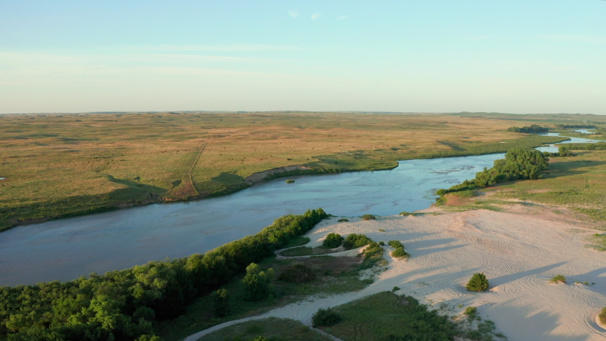 Sunrise in Nebraska landscape image - Free stock photo - Public Domain ...