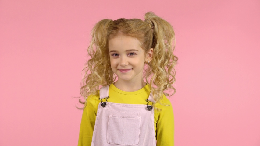 Cute Curly Little Girl With Stockvideos Filmmaterial 100 Lizenzfrei 1034883743 Shutterstock