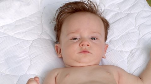 White Little Child With Dark Stock Footage Video 100 Royalty