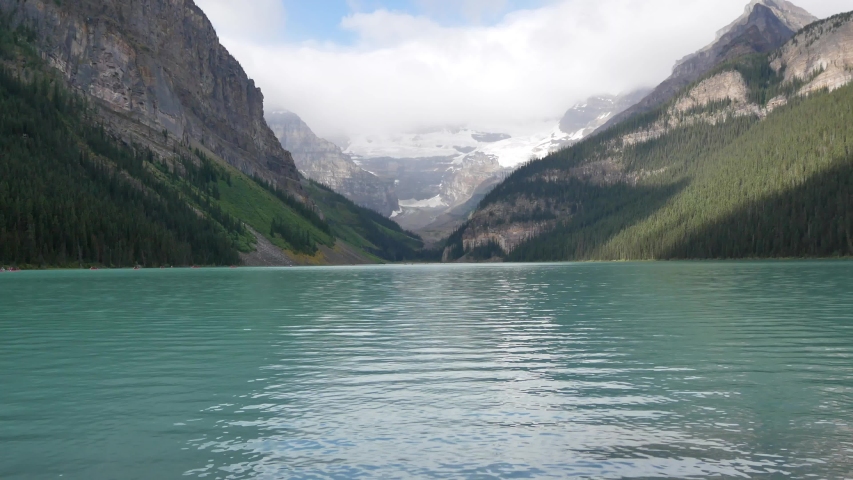 Lake and Rock landscape scenic at Banff National Park, Alberta, Canada ...