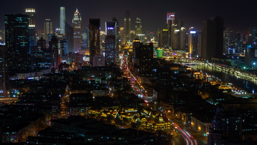 Skyscrapers in Tianjin, China image - Free stock photo - Public Domain ...