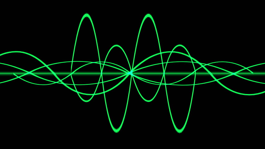 Stock Video Clip of 4k Abstract ripple rhythm wave line background ...