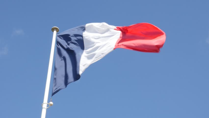 The National Flag Of France Is A Tricolor Featuring Three Vertical ...