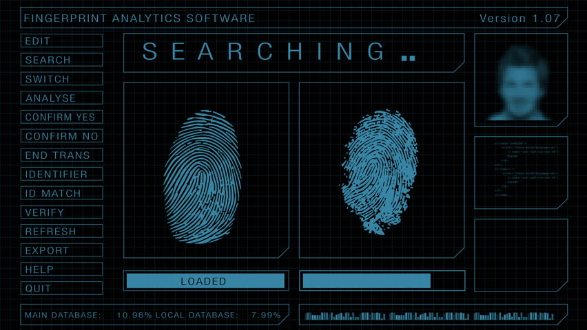 Avis Sur Forensic Files L'empreinte Des Tueurs Fingerprint Stock Footage Video | Shutterstock