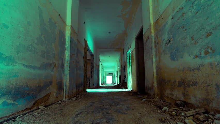 Scary Hotel Corridor Stock Footage Video 3828869 | Shutterstock