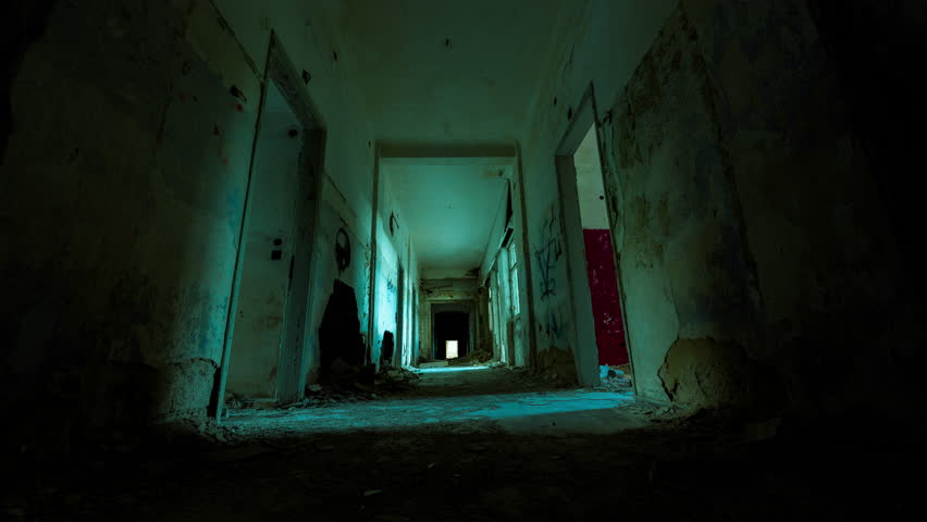 Scary Hotel Corridor Stock Footage Video 3828869 | Shutterstock