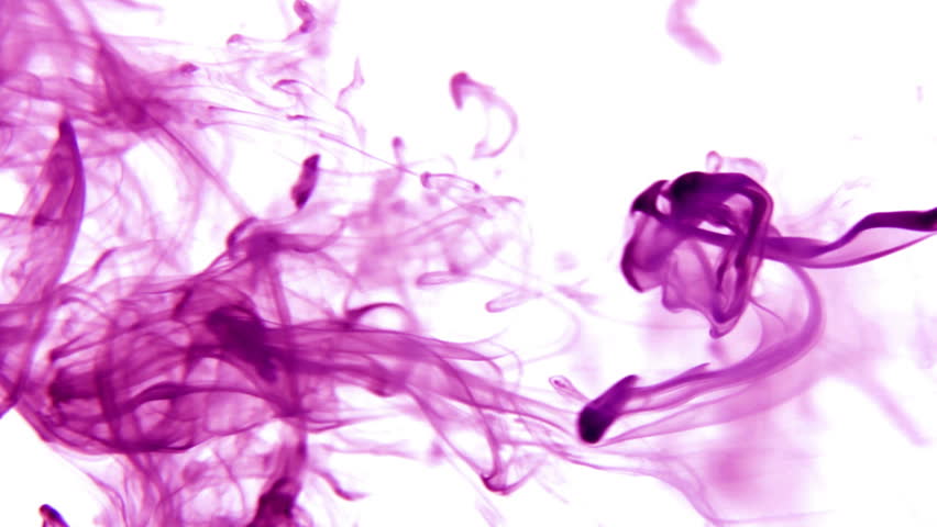 Pink Ink In Water.Creative Slow Motion. On A White Background. Stock ...
