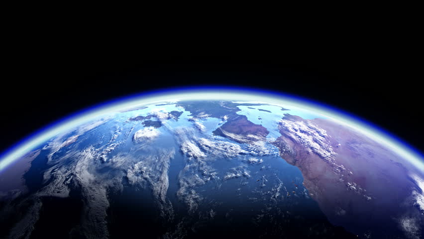 Planet Earth Rotating By Night, Close Up - Seamless Loop Stock Footage ...