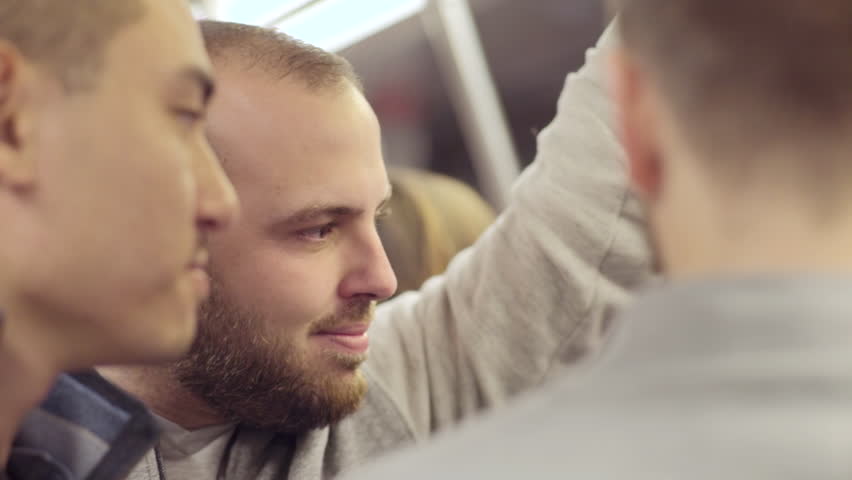 Perfect transsexual Gay train video