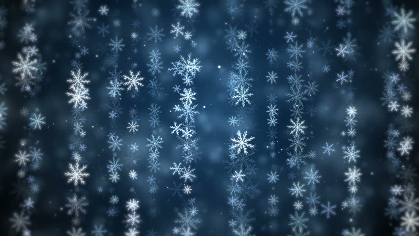 Falling Snow Animation. Large Snow Flakes Falling With Motion Blur ...