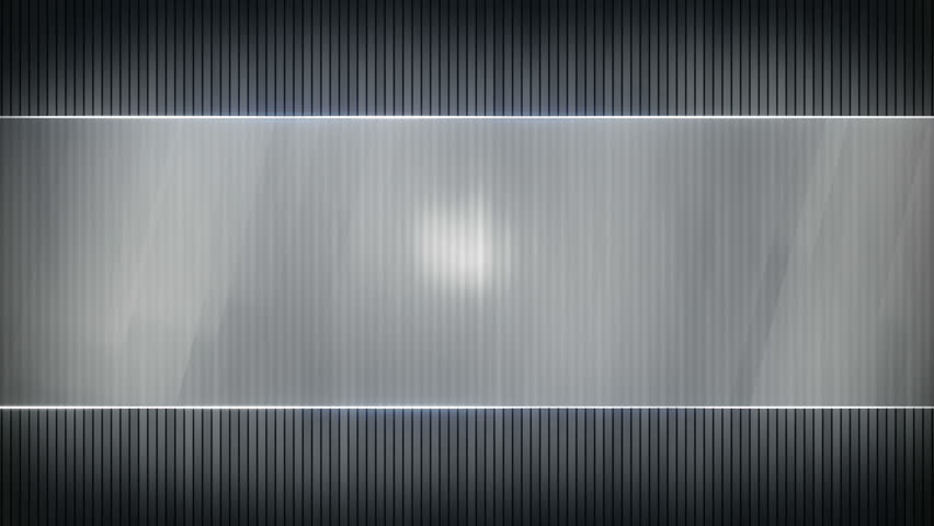 Gold Blank Banner. Computer Generated Seamless Loop Abstract Motion