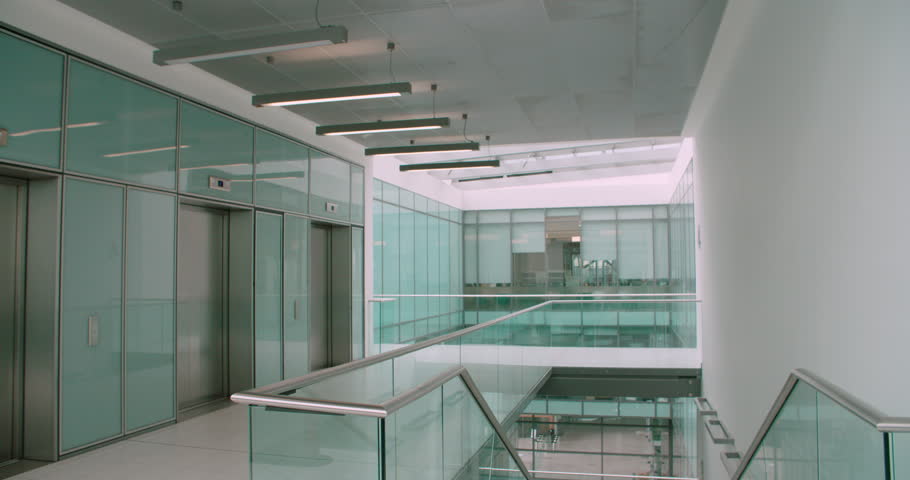 empty smoking room with transparent glass walls in airport. stock empty smoking room with transparent glass walls in airport. stock
