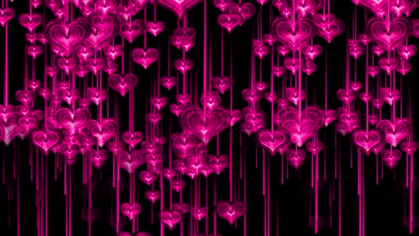 Hearts Background for Different Projects!!! Stock Footage Video (100%