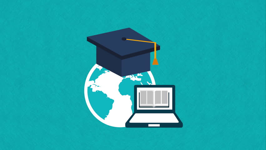 Education Icon Design, Video Animation Stock Footage Video (100%