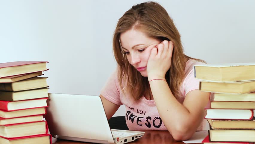 Image result for Happy woman with books