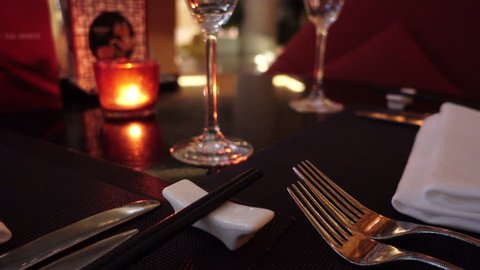 Place Setting Upscale Chinese Restaurant Table Stock Footage 100 Royalty Free 16033993 Shutterstock Place Setting Upscale Chinese, Asian Dinner Table Setting