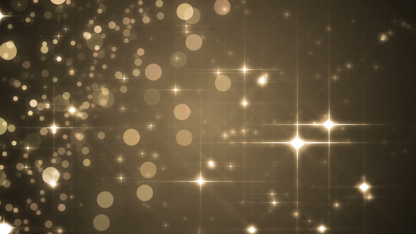 Stock video of lights gold bokeh background. elegant gold | 16100053