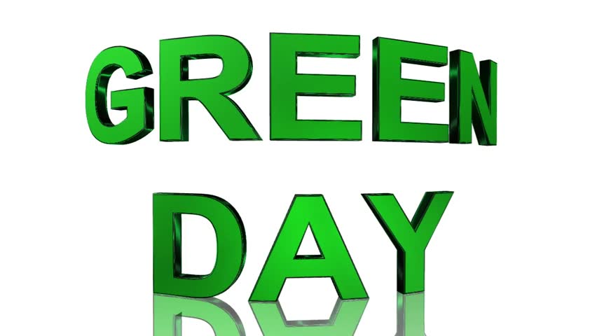 Green Day, Video Animation Stock Footage Video (100% Royalty-free