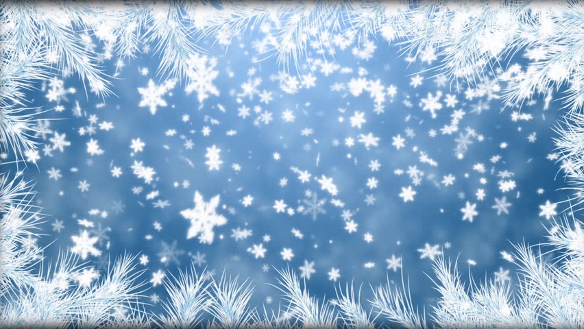 Snowy 2 - Snow / Christmas Video Background Loop /// Abstract, Stylized ...