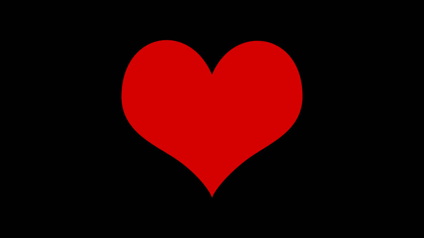 Heart Symbol Being Drawn Over White Stock Footage Video ...