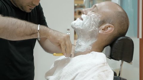 Baber Or Mens Hair Stylist Stock Footage Video 100 Royalty Free