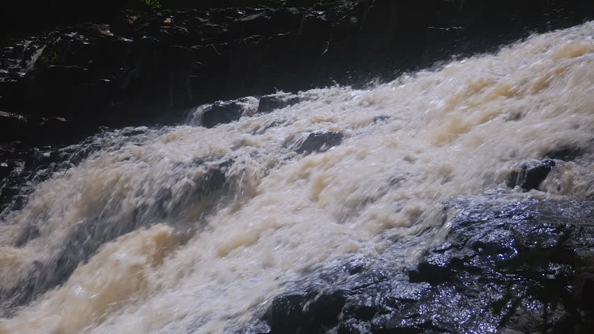 Black and White Close up of rushing water of the river image - Free ...
