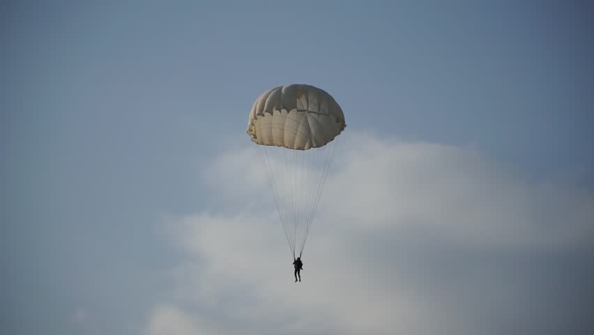 Header of paratrooper