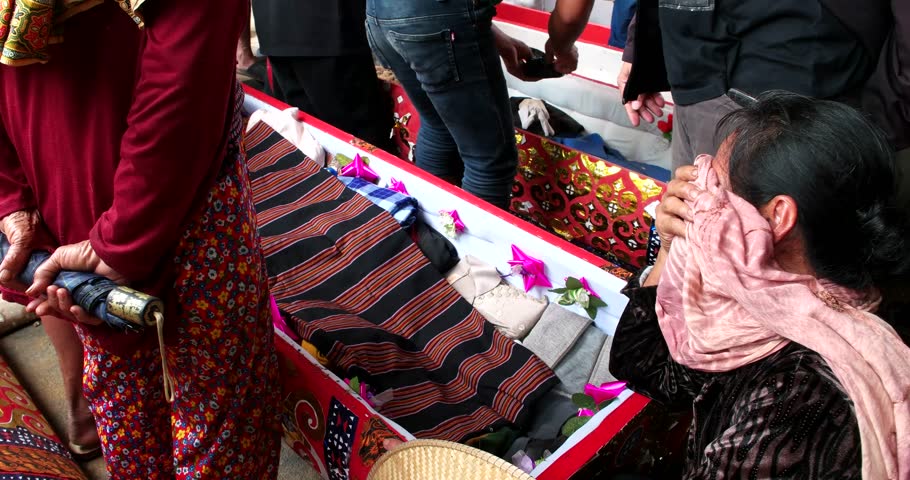 North Toraja, Sulawesi, Indonesia-Aug 26, 2016:Special Ritual Called Ma ...