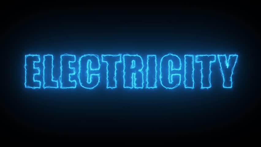 Animation of the Word Electricity, Video de stock (totalmente libre de ...