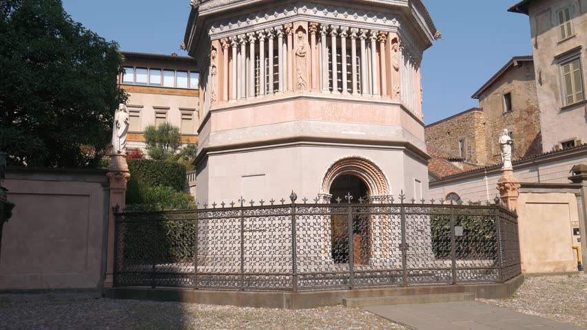 Header of baptistery
