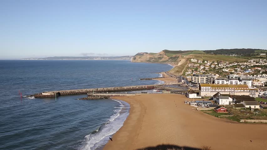 West Bay Dorset England Uk Stock Footage Video (100% Royalty-free ...