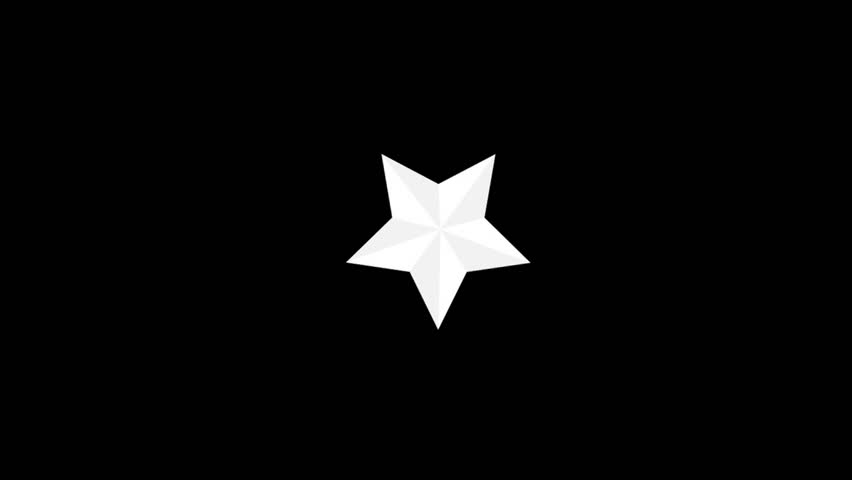 White Star On Black Background Stock Footage Video 21358705 | Shutterstock