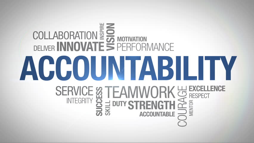 Accountability - Animated Word Cloud Stock Footage Video (100% Royalty ...