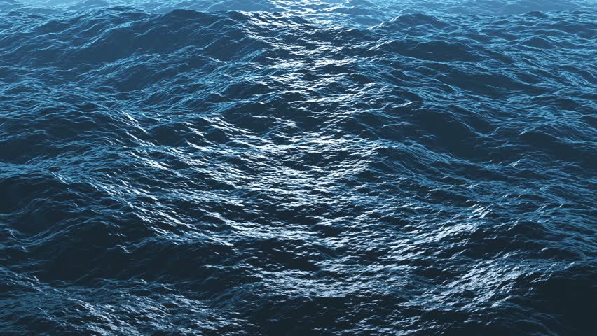 rippling water
