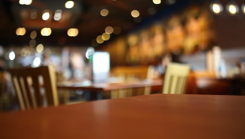 Blurred Background  Of Coffee Shop Interior Counter Stock 