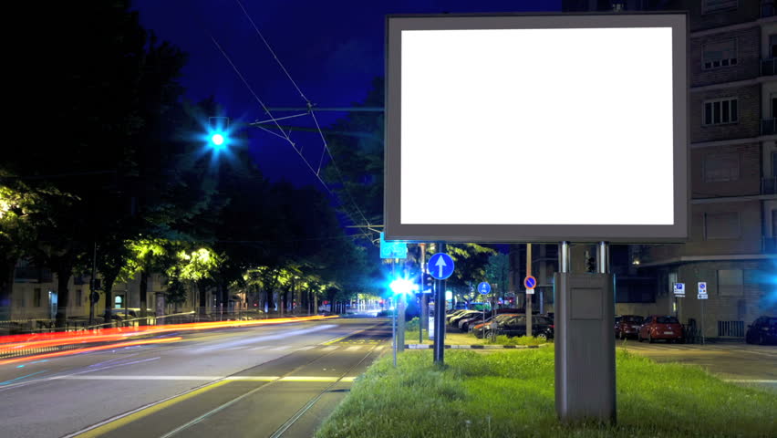 Download Billboard Blank Stock Footage Video | Shutterstock