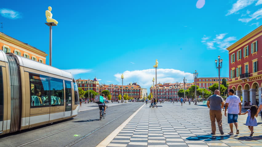 NICE, FRANCE. SEPTEMBER 2016. City Center Of Nice, France At French ...