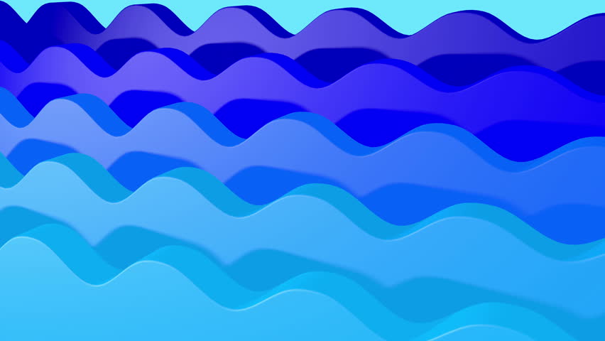 Seamless Looping Animated Wave Background. Stock Footage Video (100%