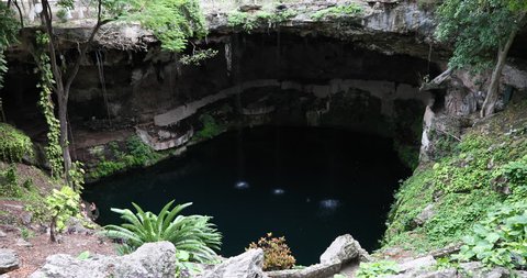 Valladolid Mexico Dec 2016 Mexico Valladolid City Cenote Swimming Sink Hole Urban City Center Tourism Money Main Source Of Income To Yucatan Tourist Center Enjoy The Local Mexican Culture