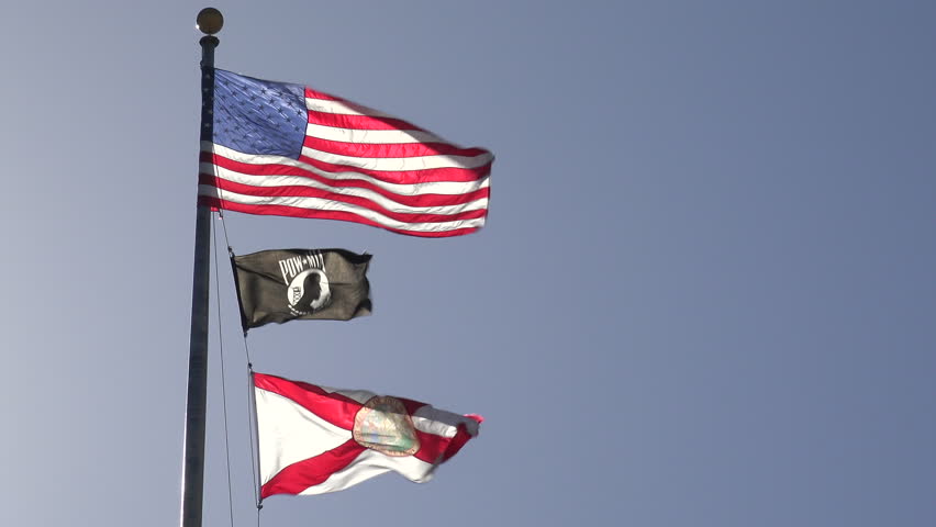 Pow Mia Flag Stock Footage Video | Shutterstock